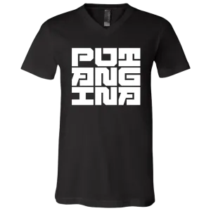 Putangina Square Unisex Jersey V-Neck T-Shirt