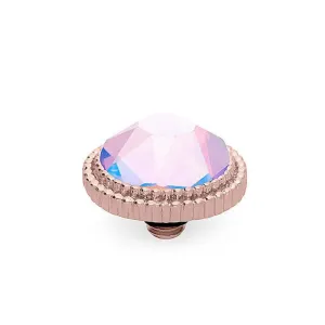 Qudo Fabero 10mm  Rose Gold Topper - Light Rose Shimmer