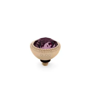 Qudo Fabero 11mm Gold Topper - Amethyst