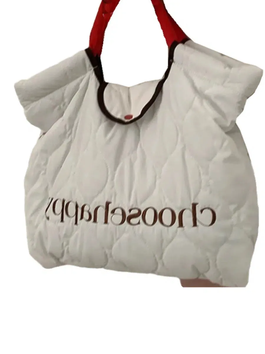 Quilted Oversized Tote Bag