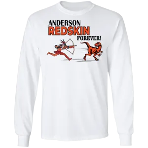 "REDSKIN FOREVER" Long Sleeve (White)
