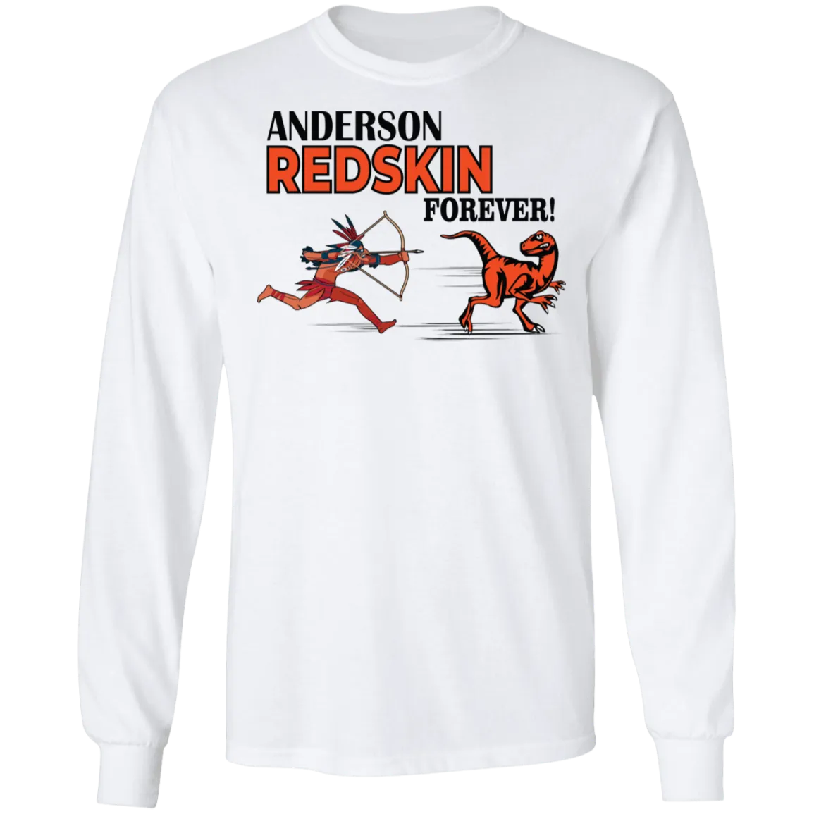"REDSKIN FOREVER" Long Sleeve (White)