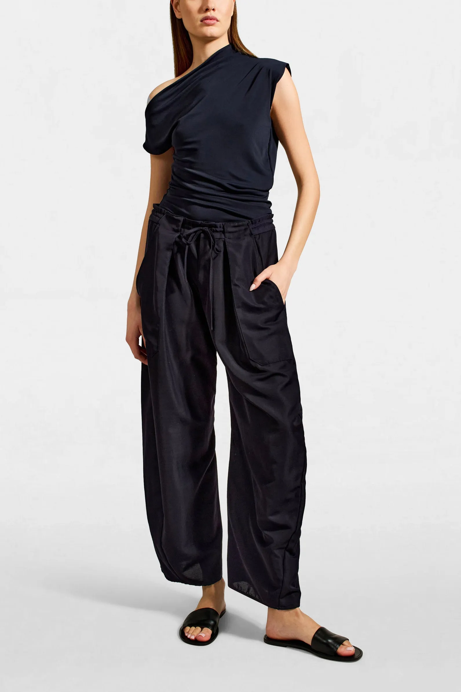 Rae Top in Midnight Slink Jersey