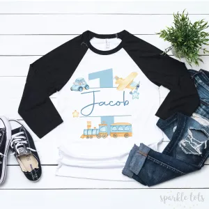 Raglan birthday t-shirt