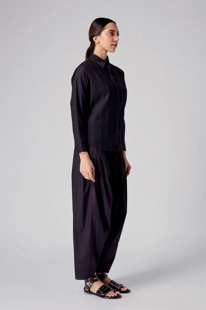 Rajesh Pratap Singh   I   Baori Pants   Black  2WJ-72/1PP    Women classic collection