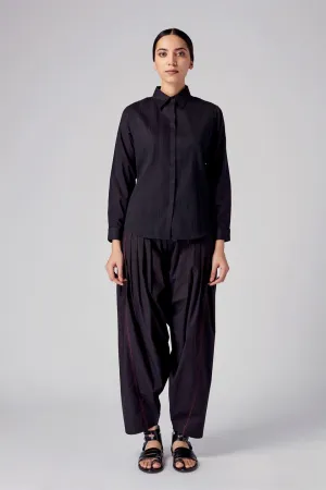 Rajesh Pratap Singh   I   Baori Pants   Black  2WJ-72/1PP    Women classic collection