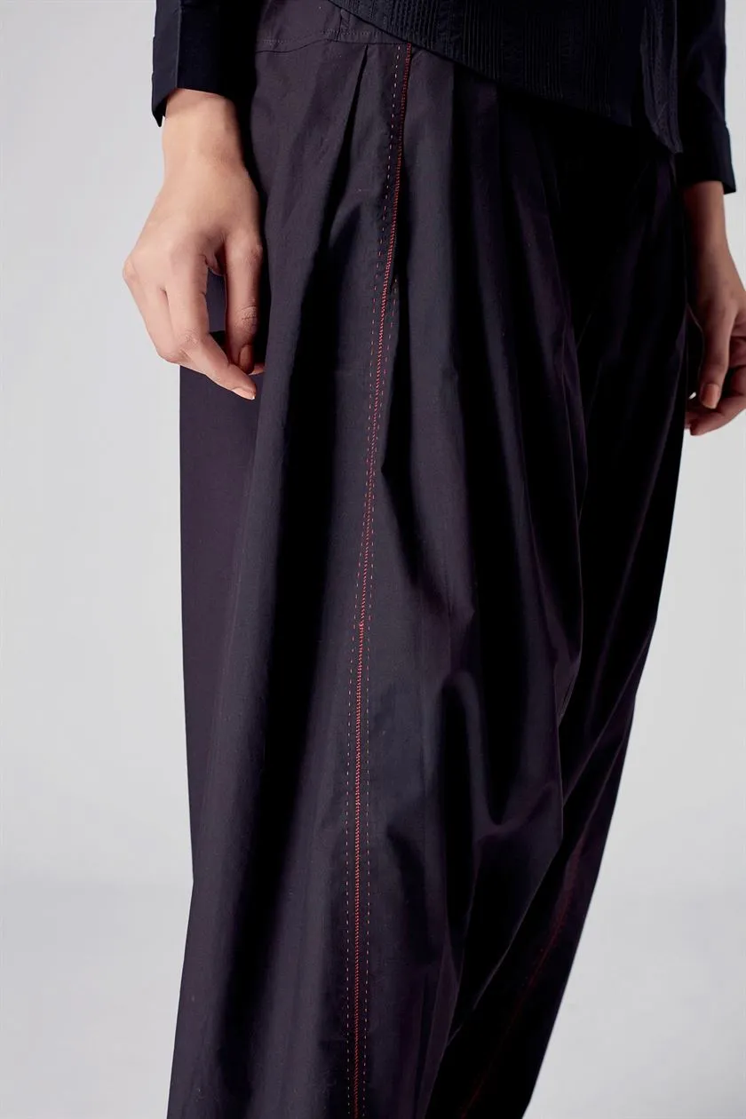 Rajesh Pratap Singh   I   Baori Pants   Black  2WJ-72/1PP    Women classic collection