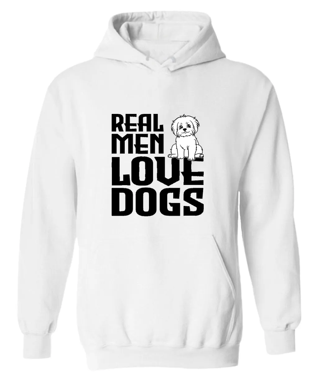 Real men love dogs hoodie, dog pet lover hoodies