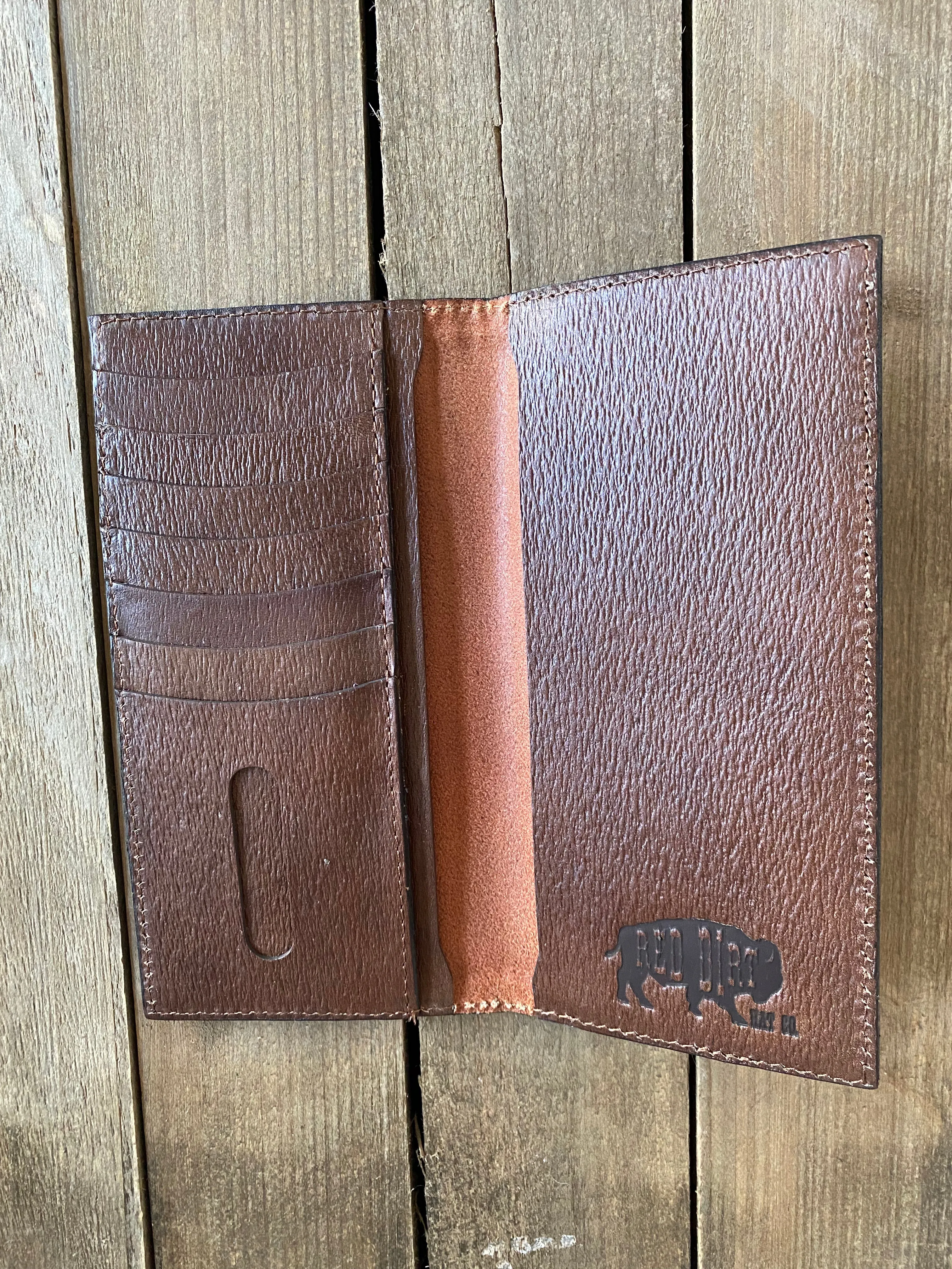 Red Dirt Hat Co Men’s Rodeo Wallet with Southwest Canvas Inlay