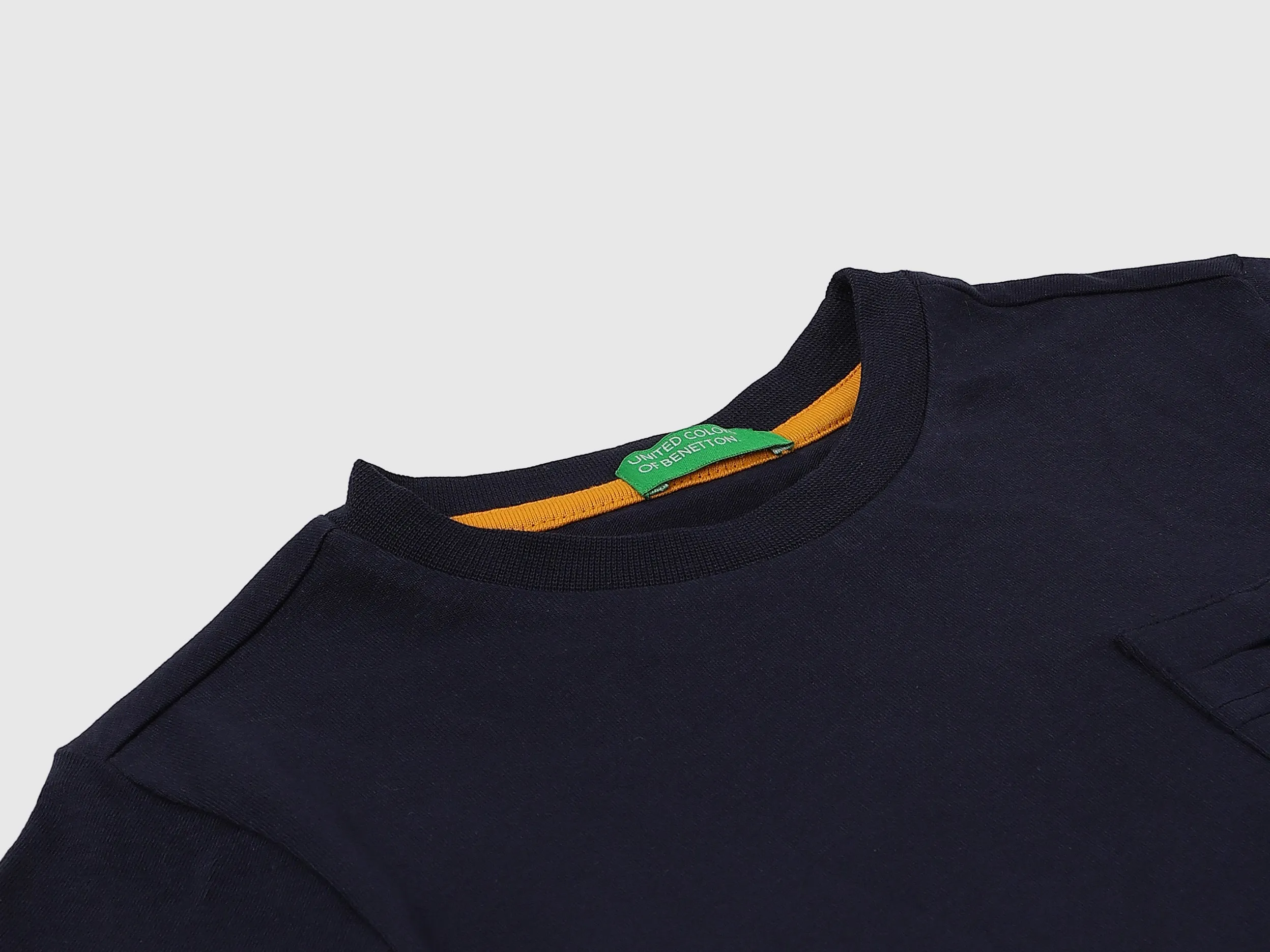 Regular Fit Round Neck Monotone T-Shirt