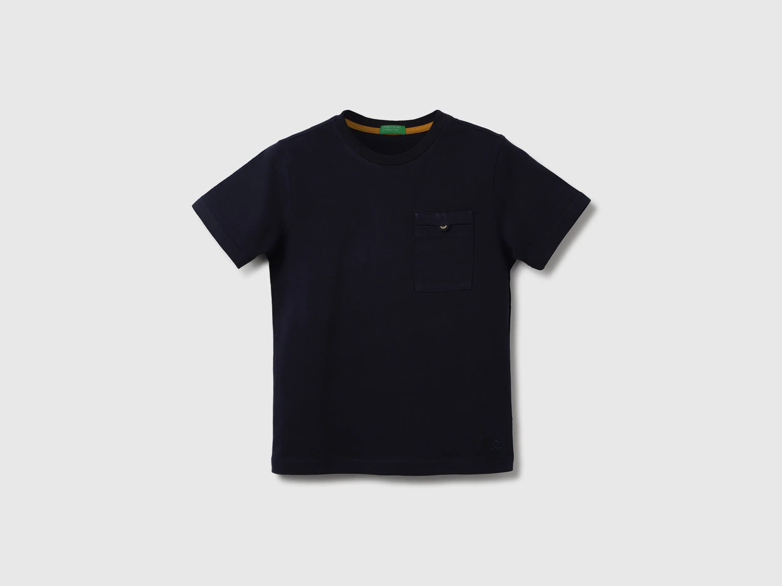 Regular Fit Round Neck Monotone T-Shirt