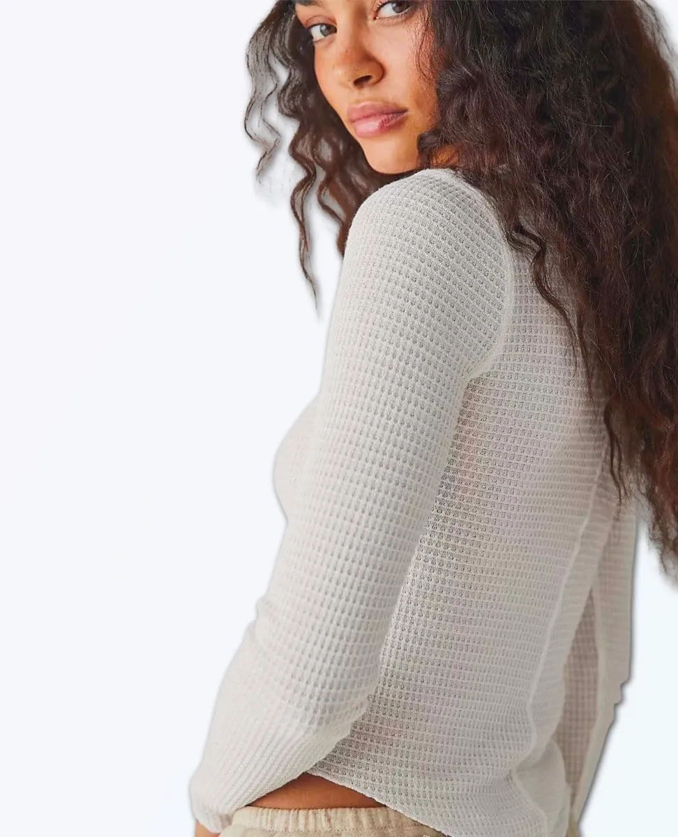 Restocked One of the Girls Thermal Ivory