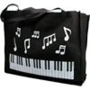 Reusable Music Keyboard Notes Tote Bag