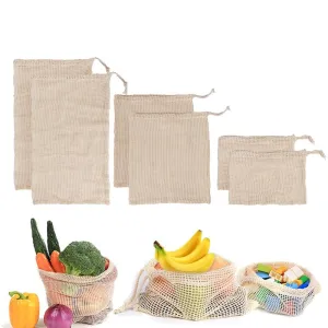 Reusable Organic Cotton Produce Bags