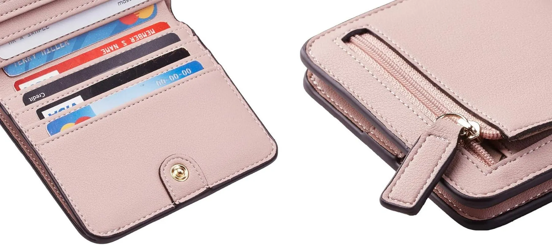 RFID Blocking Bifold Wallet Small Wallets for women