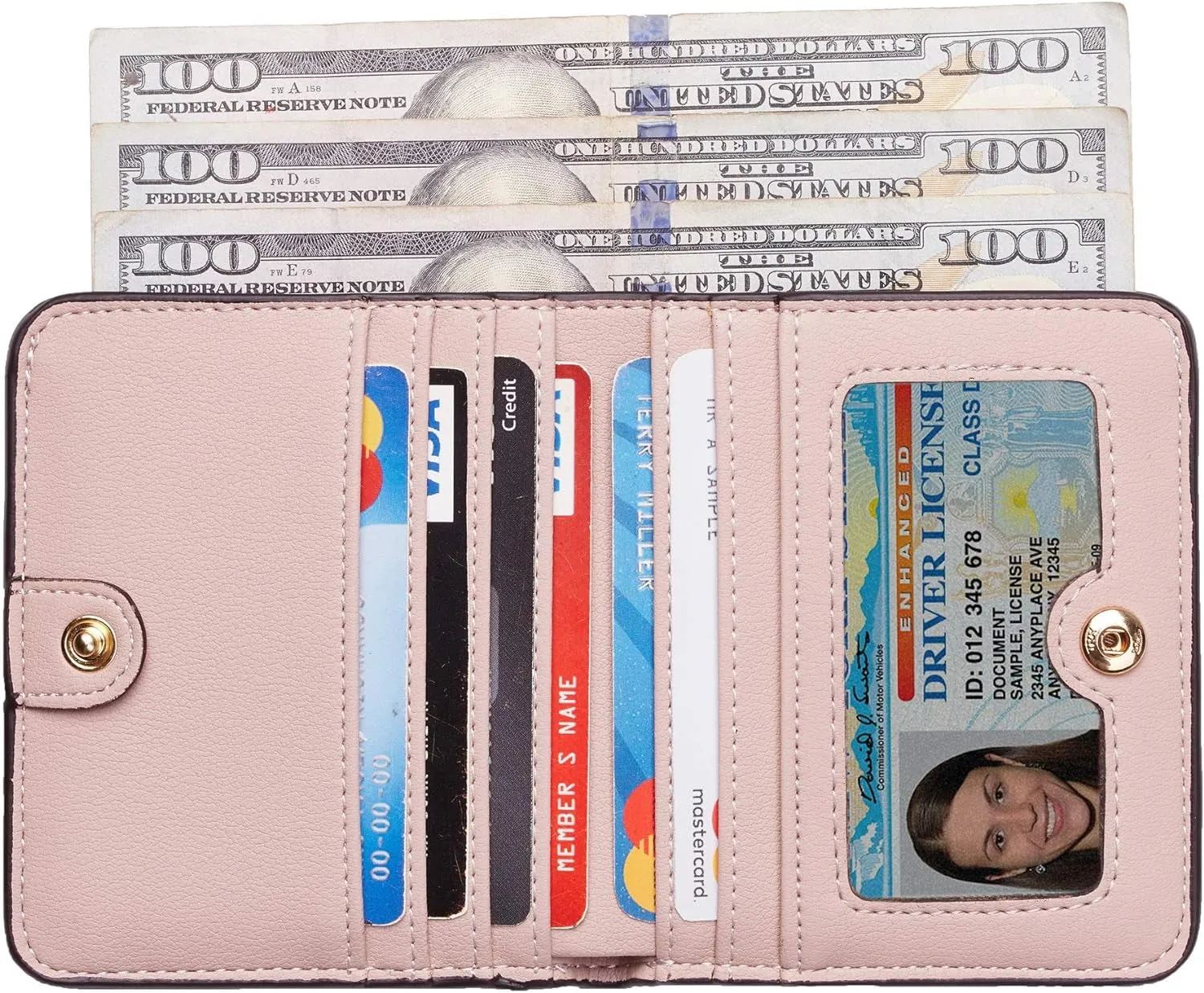 RFID Blocking Bifold Wallet Small Wallets for women