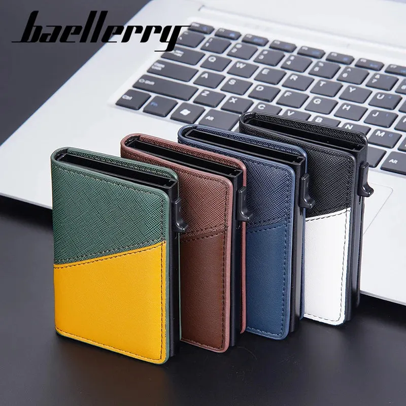 RFID Blocking Smart Leather Wallet
