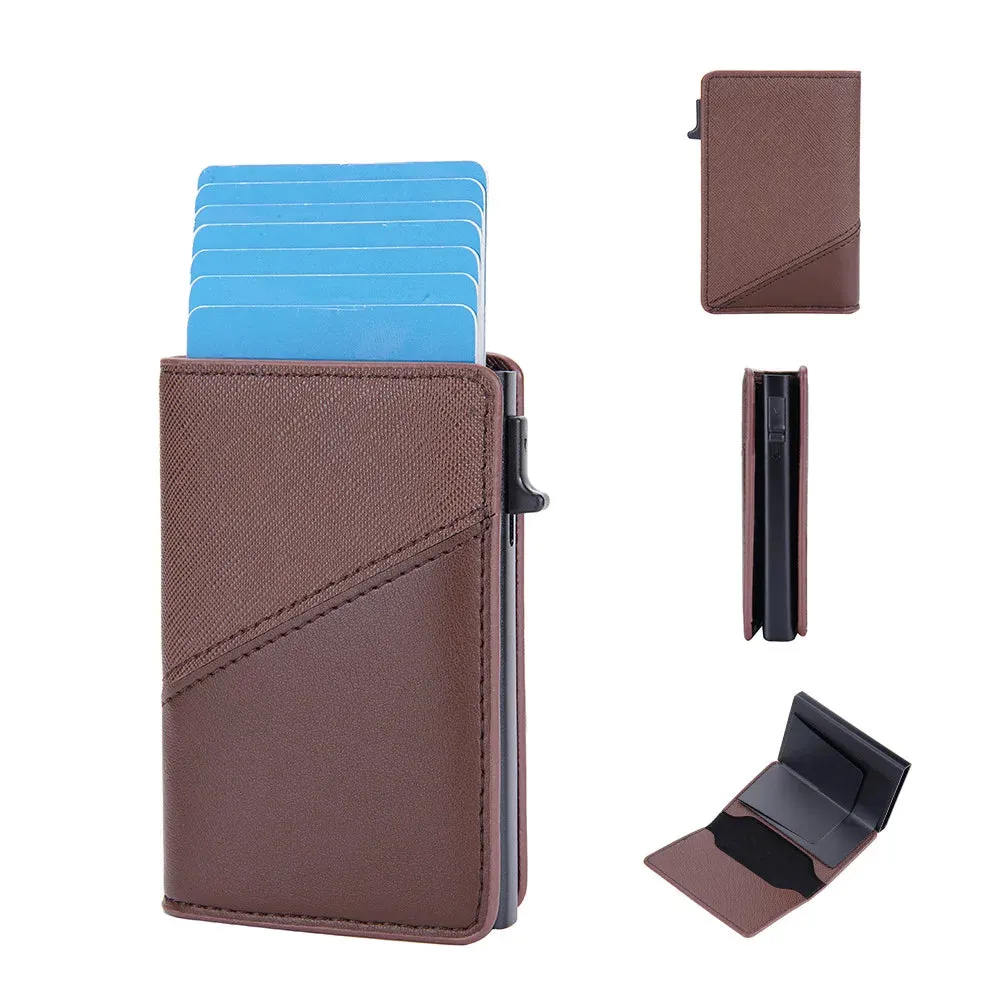 RFID Blocking Smart Leather Wallet