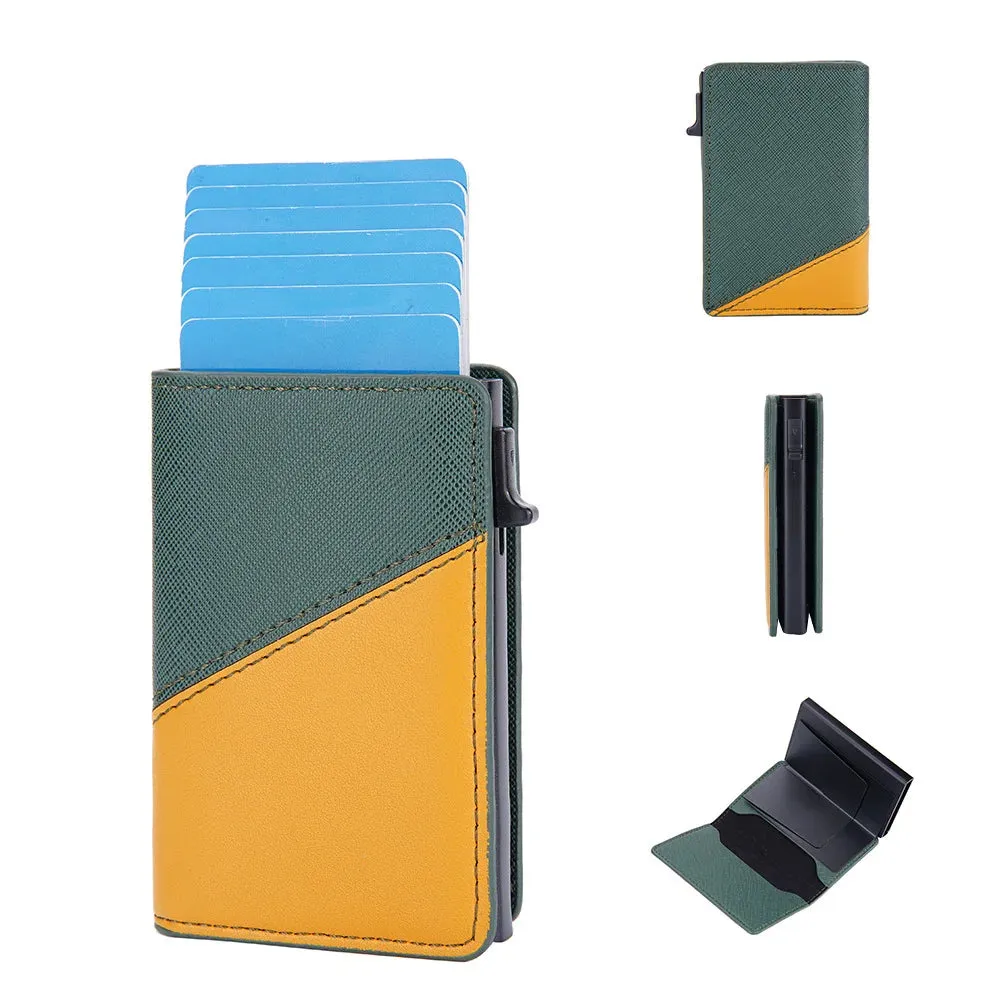 RFID Blocking Smart Leather Wallet