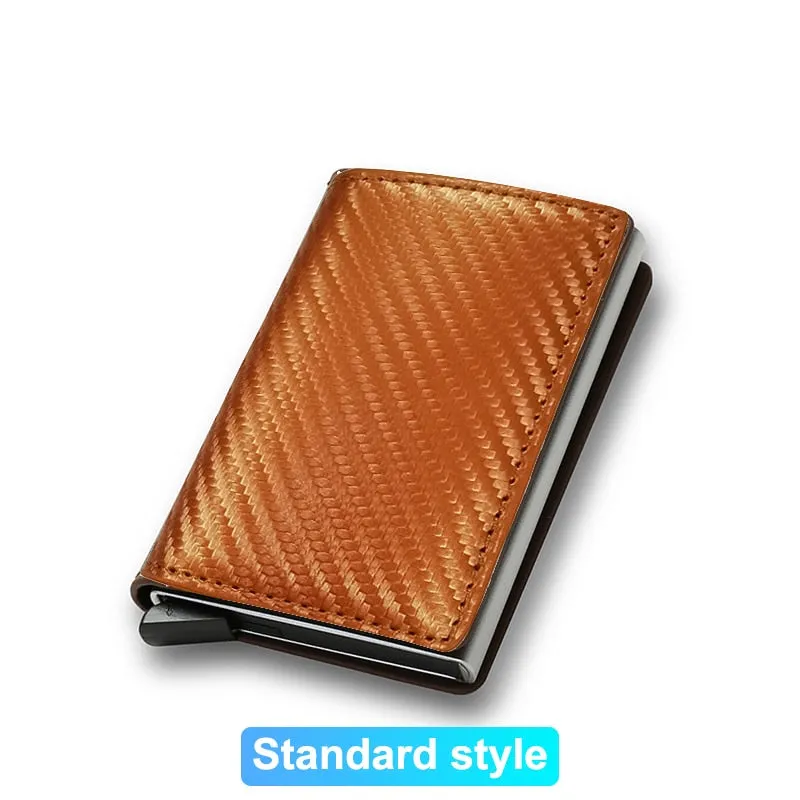 Rfid Credit Card Holder Men Wallets Bank Cardholder Case Small Leather Slim Thin Magic Mini Wallet Smart Minimalist Wallet