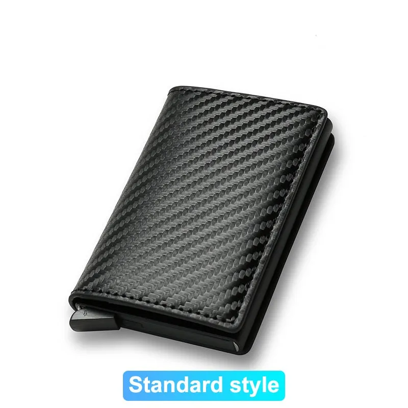Rfid Credit Card Holder Men Wallets Bank Cardholder Case Small Leather Slim Thin Magic Mini Wallet Smart Minimalist Wallet