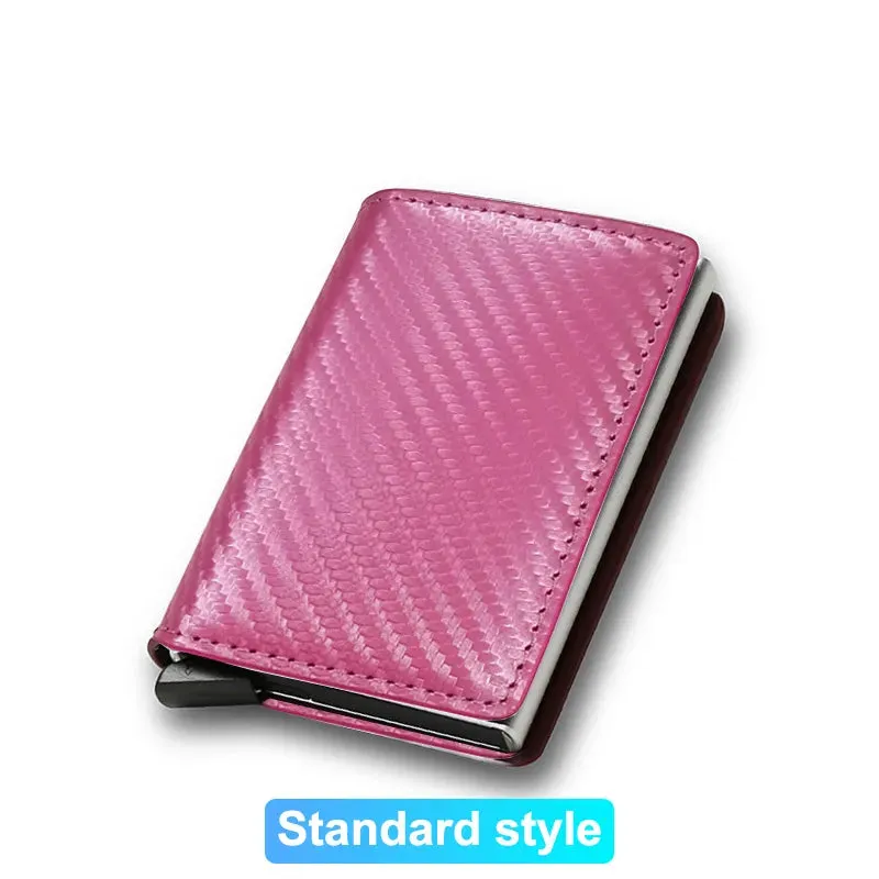 Rfid Credit Card Holder Men Wallets Bank Cardholder Case Small Leather Slim Thin Magic Mini Wallet Smart Minimalist Wallet