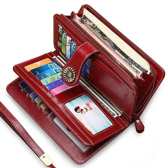RFID Large-Capacity Women's Wallet