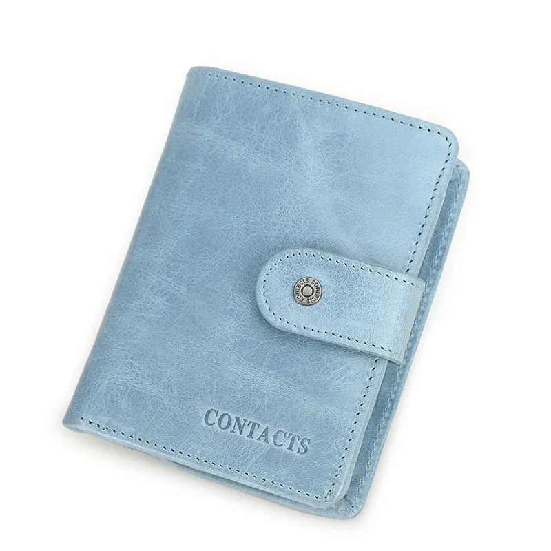 RFID Vintage Leather Wallet with Coin Pocket