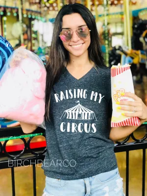 Ring Leader Shirt - Circus Shirt - Chaos Coordinator - Funny Mom Shirt - Funny Circus Shirt - Circus T Shirt Unisex Tri-Blend V-Neck