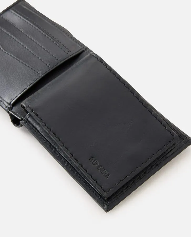 RIP CURL CLASSIC SURF RFID 2 IN 1 WALLET - BLACK