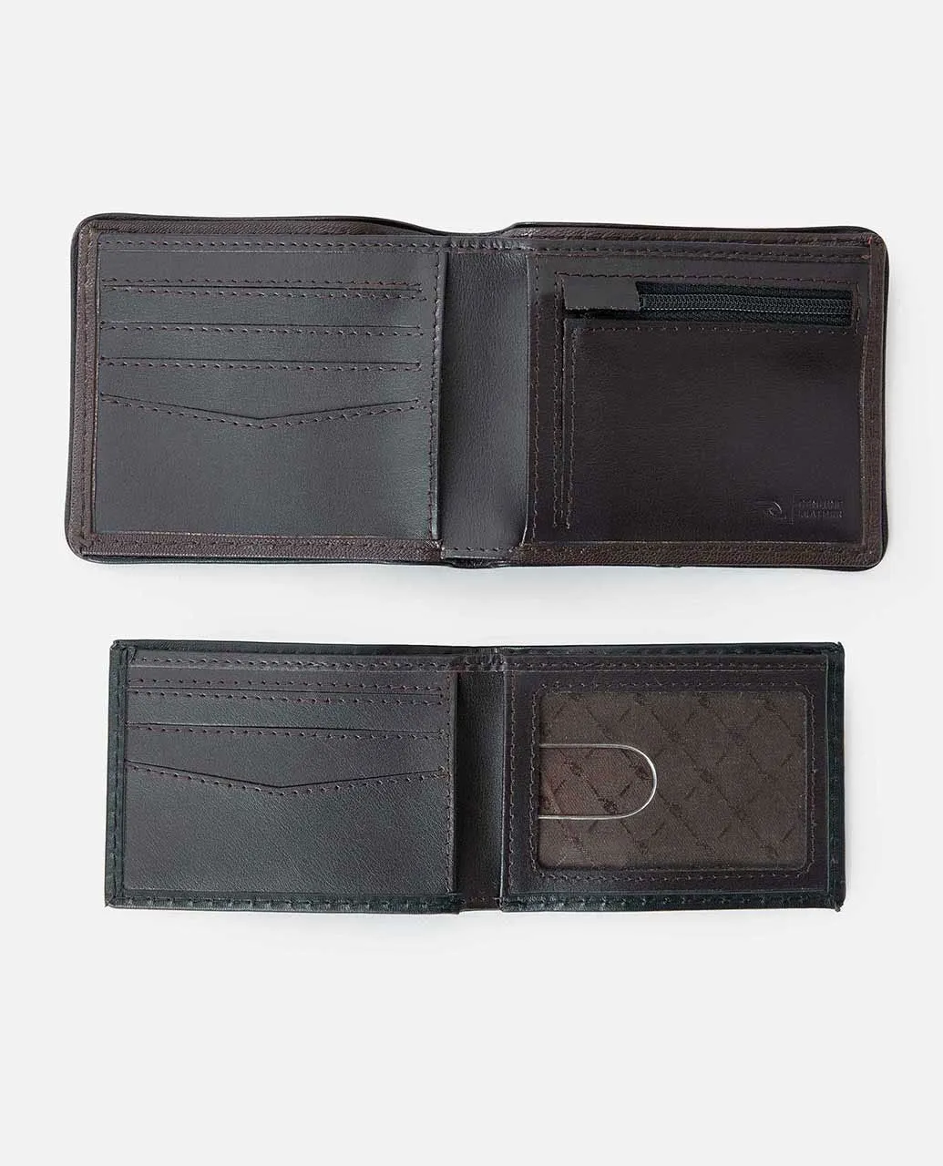 RIP CURL LAYERED RFID 2 IN 1 WALLET - BROWN