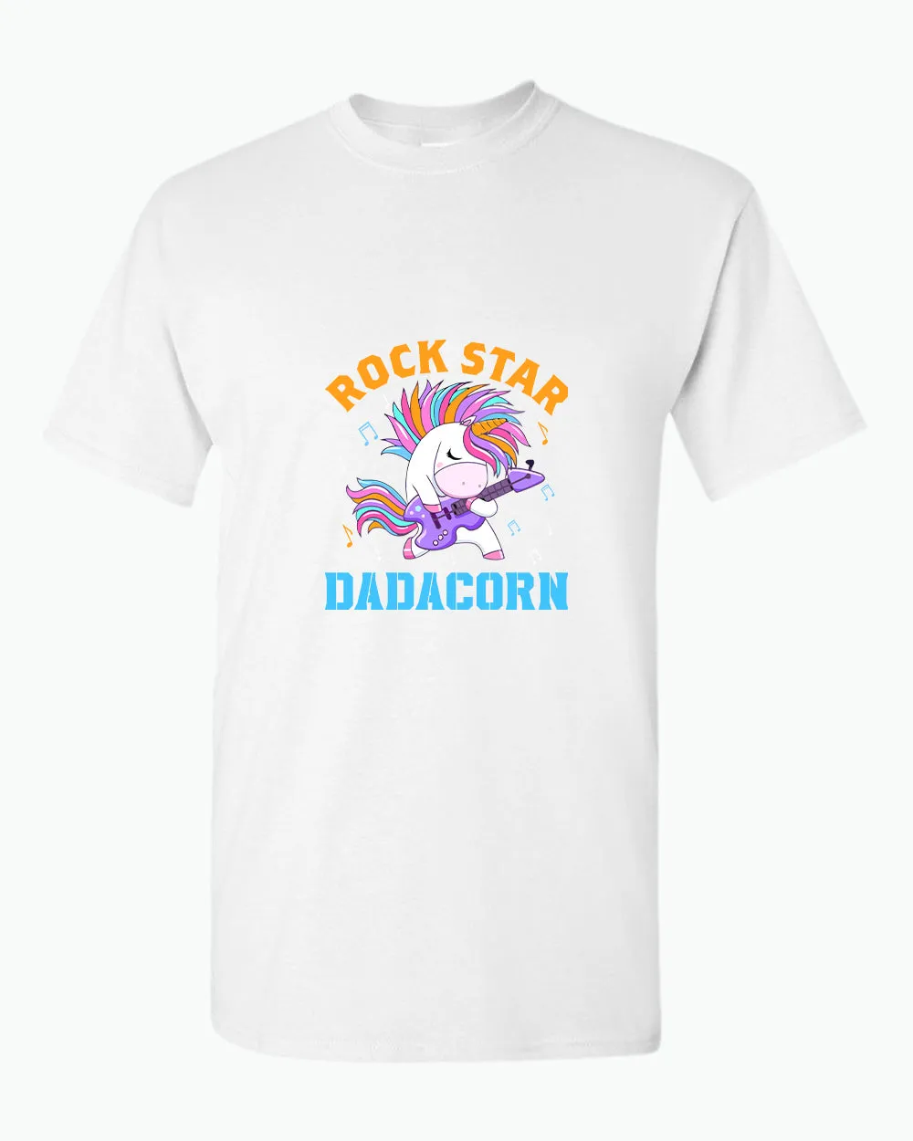 Rockstar dadacorn t-shirt, dad of girl t-shirt