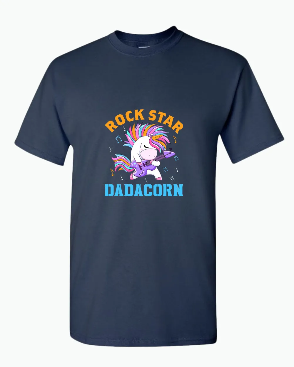 Rockstar dadacorn t-shirt, dad of girl t-shirt