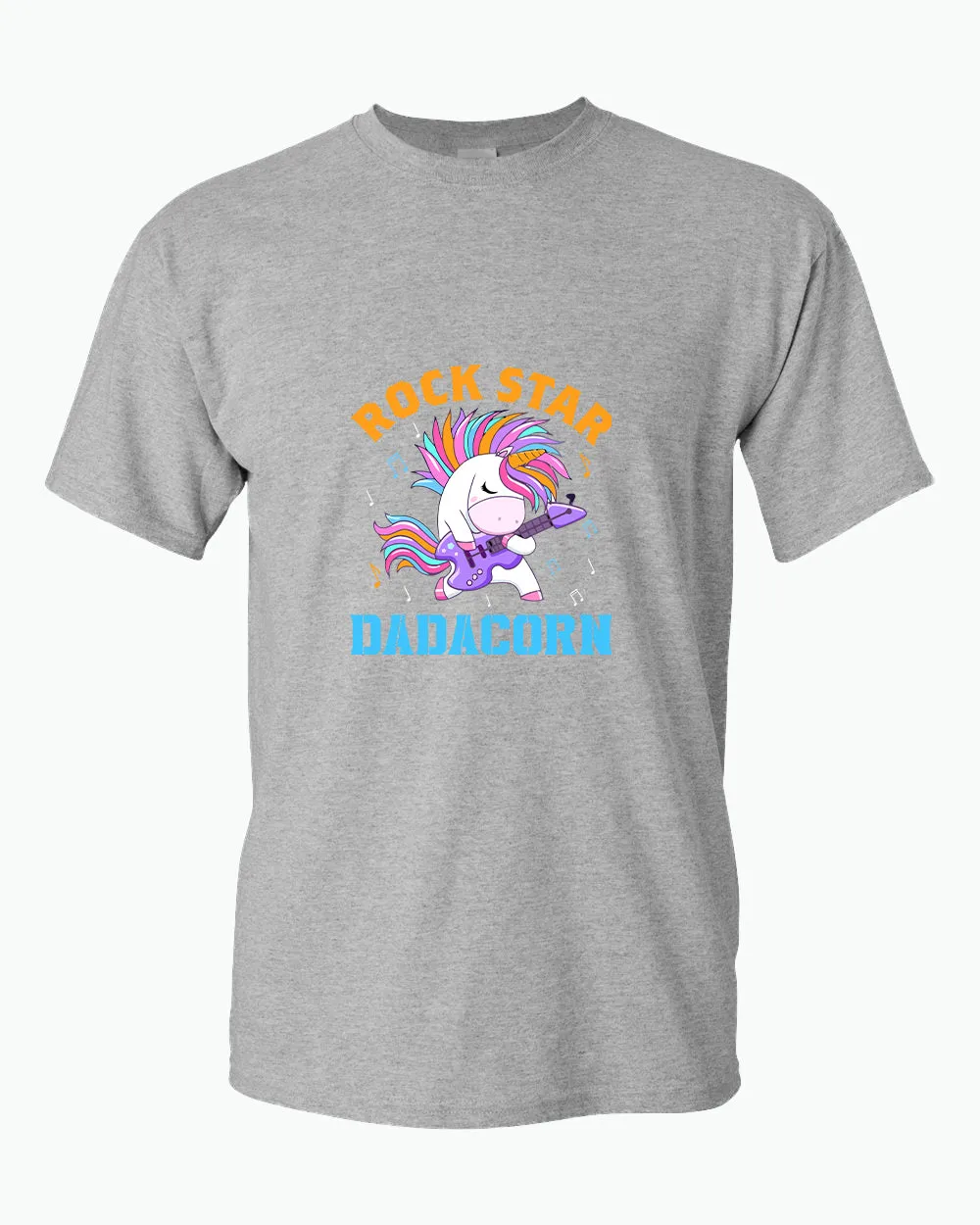 Rockstar dadacorn t-shirt, dad of girl t-shirt