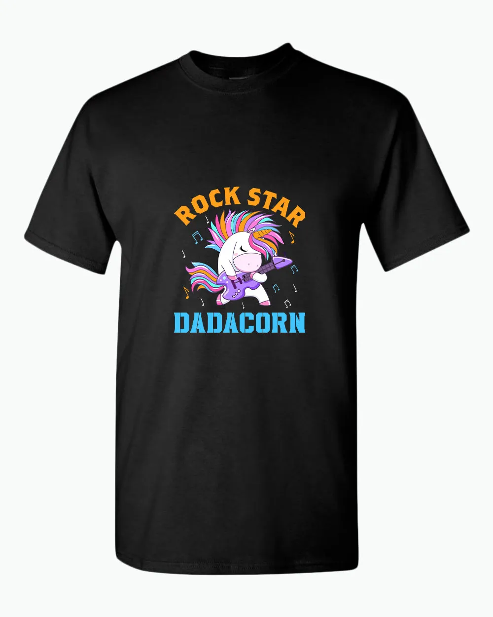 Rockstar dadacorn t-shirt, dad of girl t-shirt