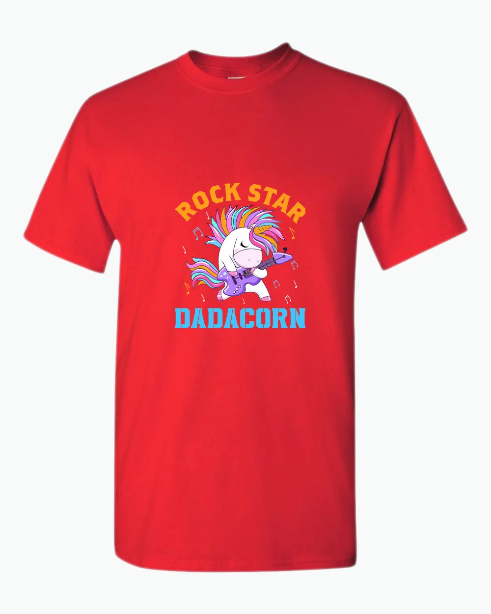 Rockstar dadacorn t-shirt, dad of girl t-shirt