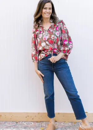 Ruby Ruffle Top