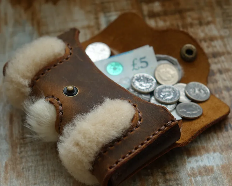 Rustic Leather Handbag - Tote Bag By the Mountain
