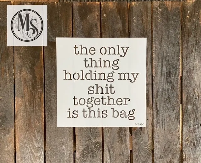 S0792 Tote Bag Sayings - Shopping  and Wine Theme Set #2