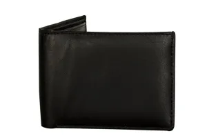 Sakkas Men's Bi-Fold Leather Wallet with 2 Size ID Card Slots - Comes in a Gift bag
