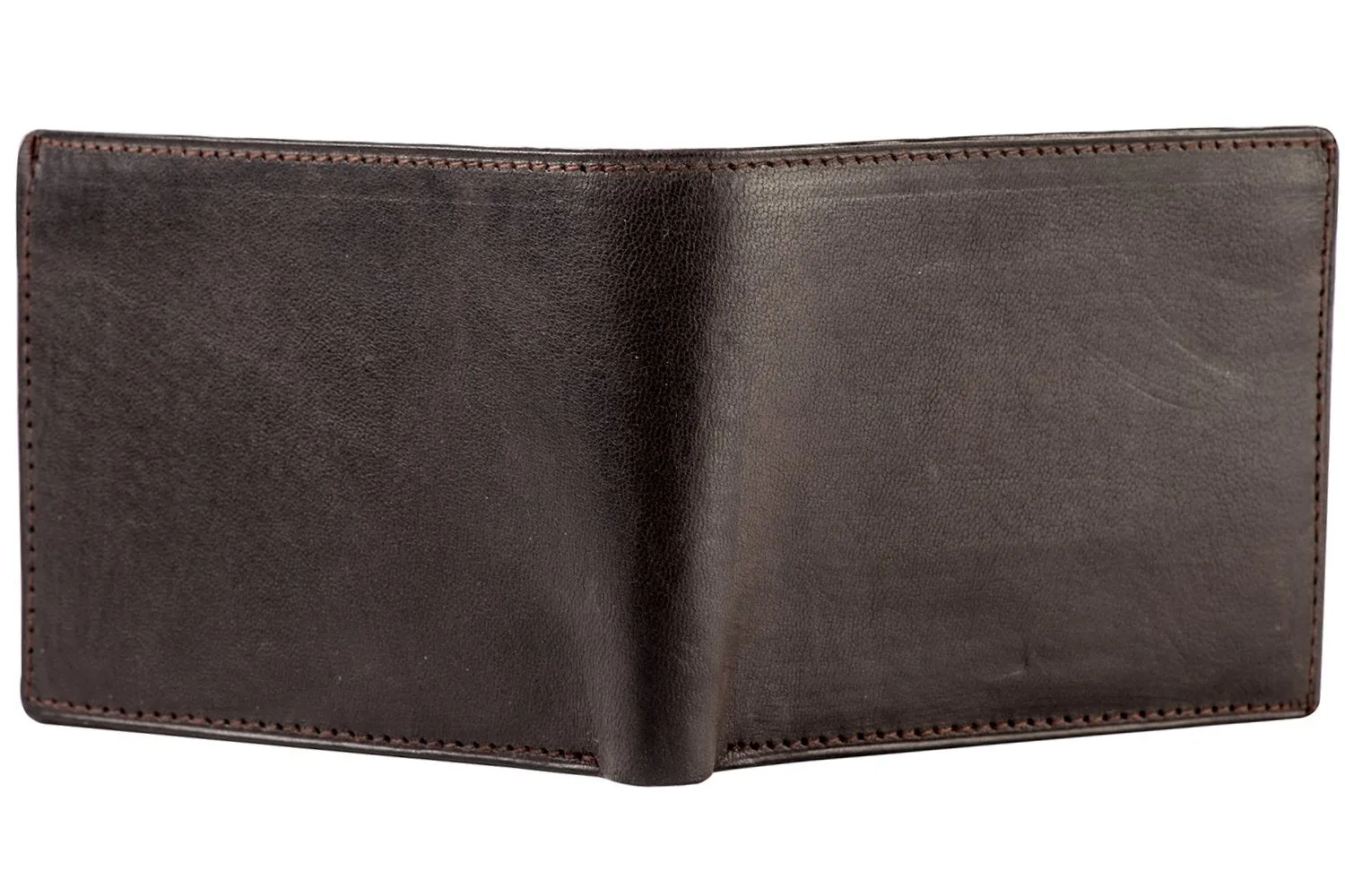 Sakkas Men's Bi-Fold Leather Wallet with 2 Size ID Card Slots - Comes in a Gift bag