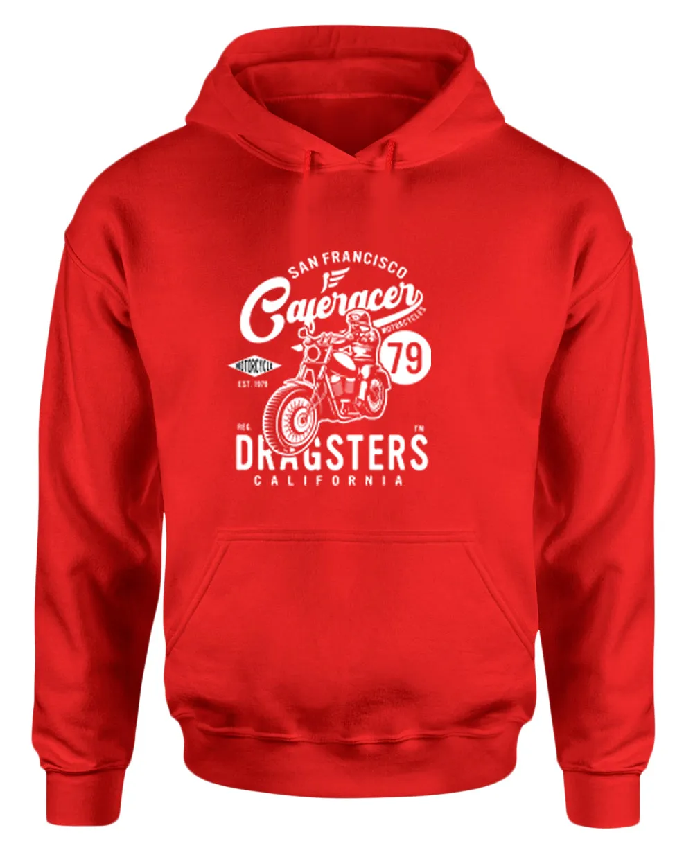 San francisco caferacer dragsters motorcycle hoodie