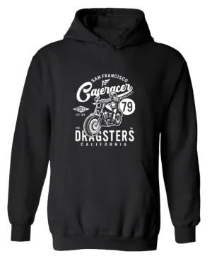 San francisco caferacer dragsters motorcycle hoodie