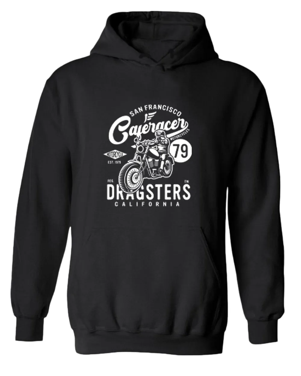 San francisco caferacer dragsters motorcycle hoodie
