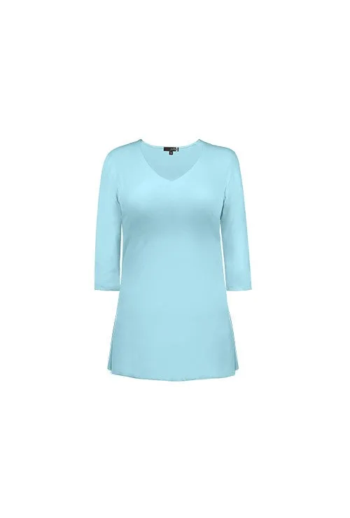 Sandra V-Neck 3/4 Sleeve Tunic - SALE