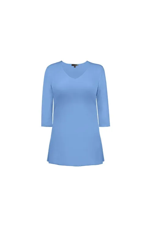 Sandra V-Neck 3/4 Sleeve Tunic - SALE