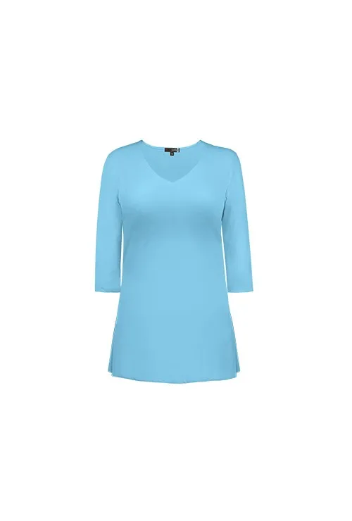 Sandra V-Neck 3/4 Sleeve Tunic - SALE