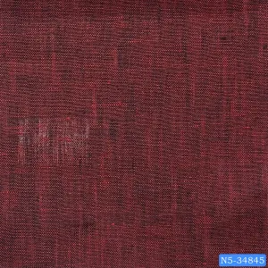 Sangria Red Plain Linen Shirt