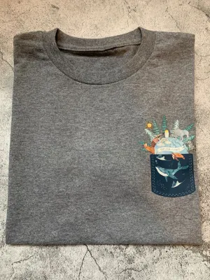 Save Our Planet Faux Pocket Tee