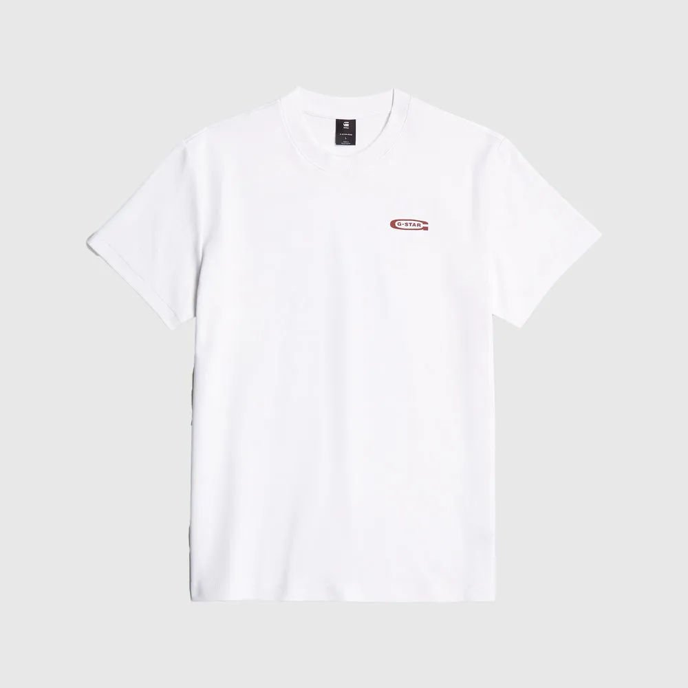 Scaffolding Back T-Shirt - White